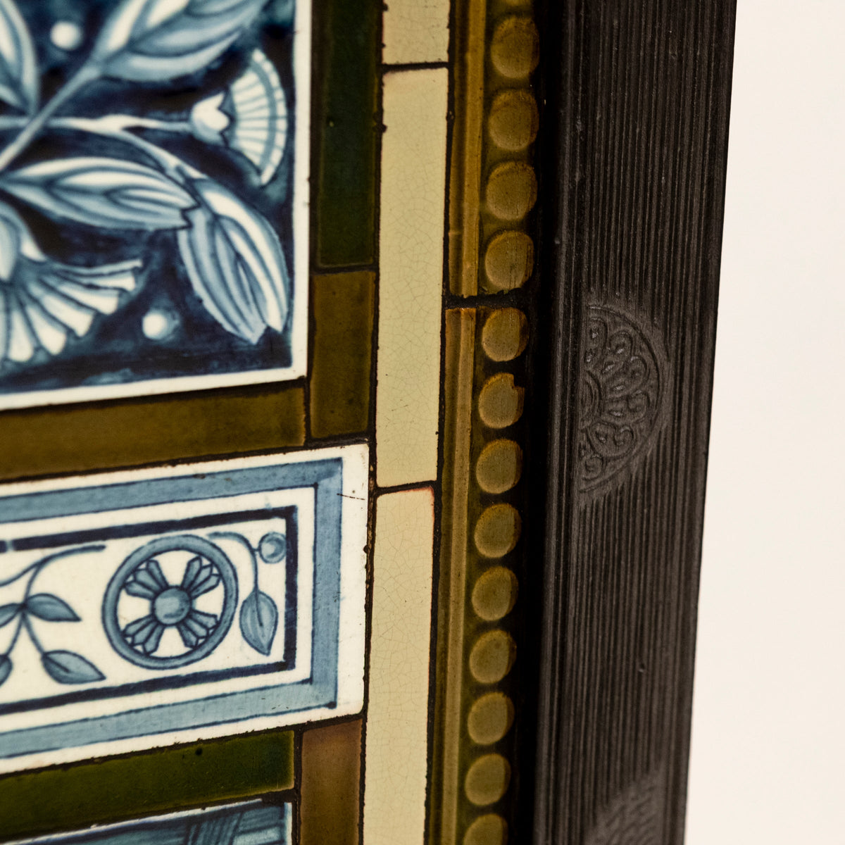 Antique Cast Iron Thomas Jeckyll Insert with William Morris Tiles | The Architectural Forum