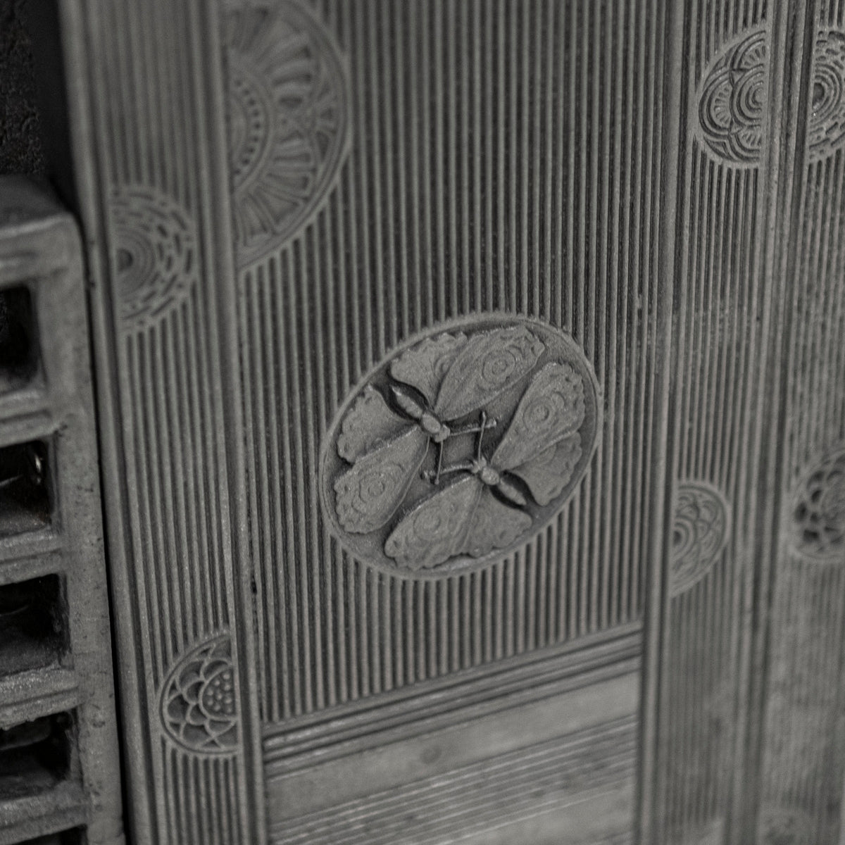 Antique Thomas Jeckyll Cast Iron Fireplace Insert | The Architectural Forum