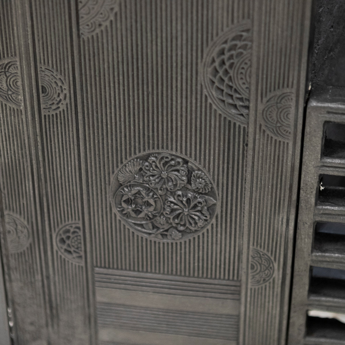 Antique Thomas Jeckyll Cast Iron Fireplace Insert | The Architectural Forum