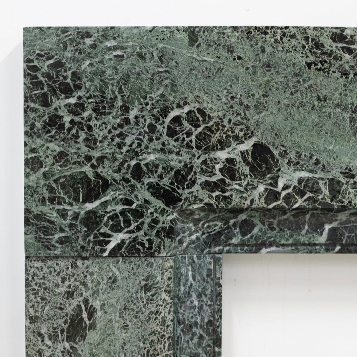 Large Green Verde Marble Fireplace Surround | The Architectural Forum