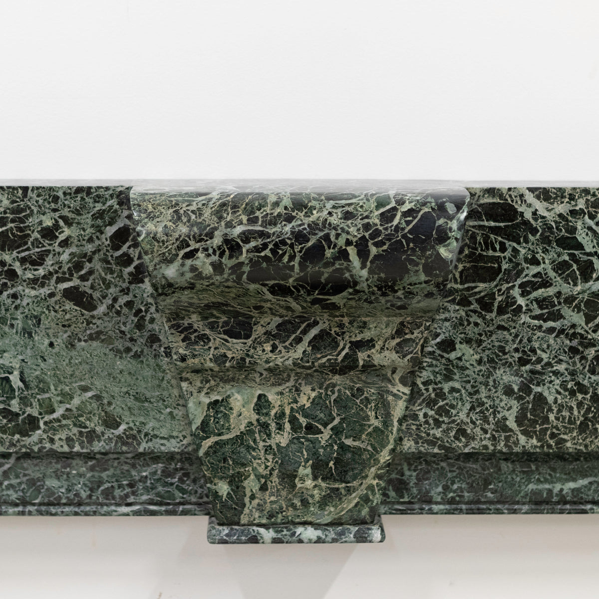 Large Green Verde Marble Fireplace Surround | The Architectural Forum