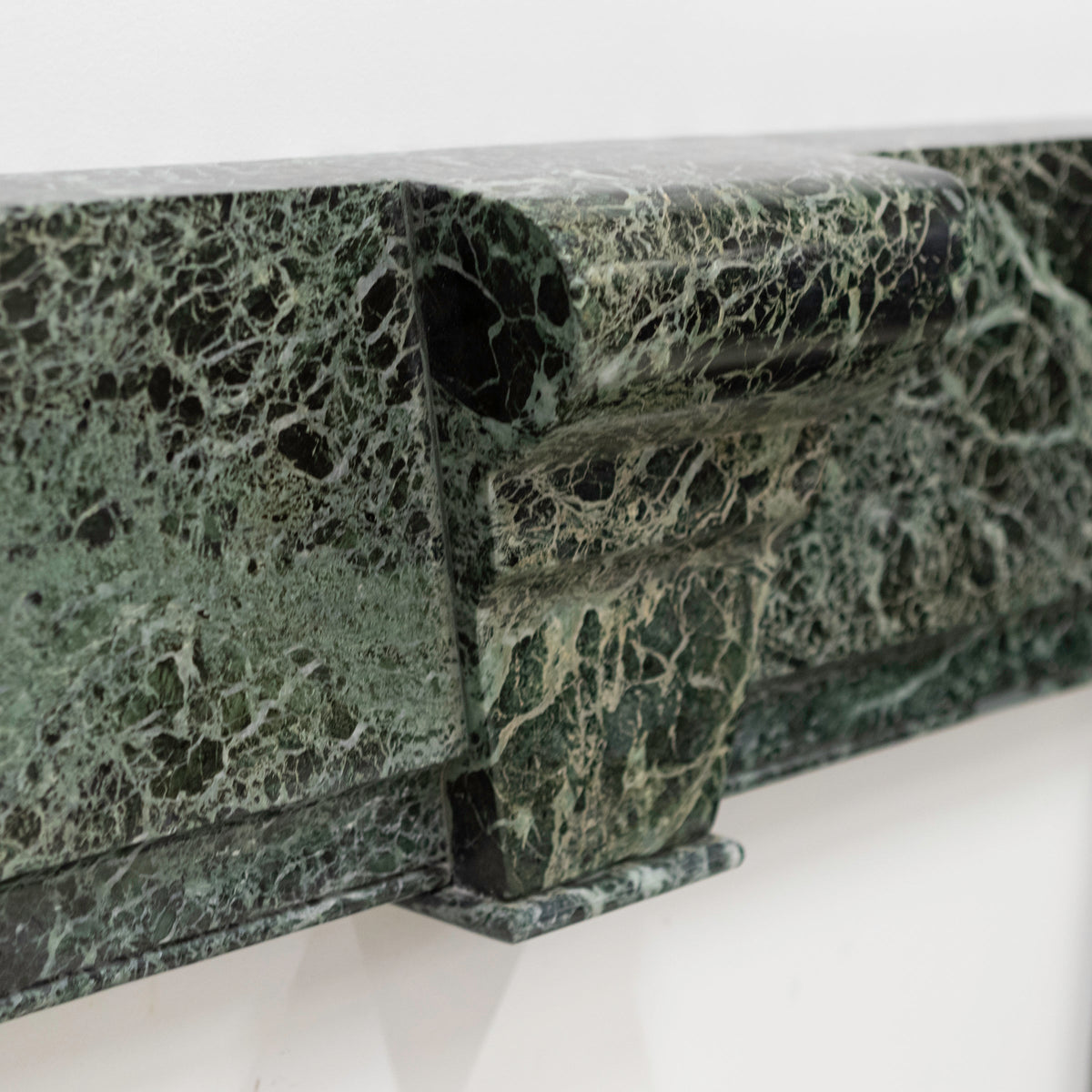 Large Green Verde Marble Fireplace Surround | The Architectural Forum