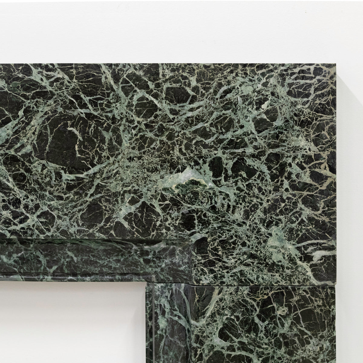 Large Green Verde Marble Fireplace Surround | The Architectural Forum