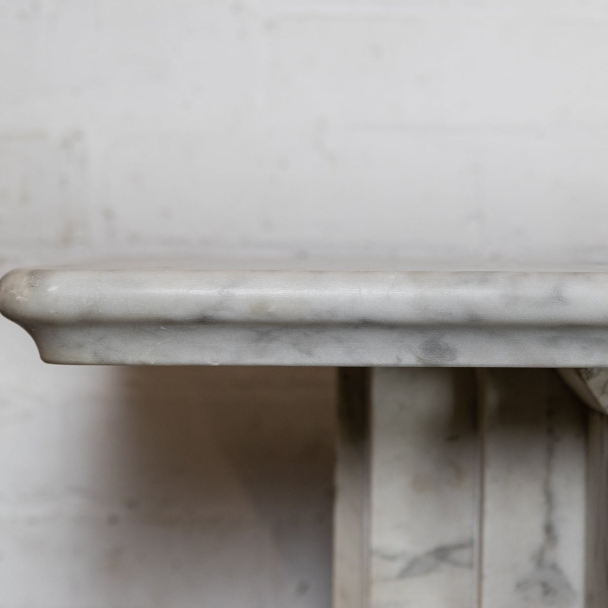 Large Antique Victorian Carrara Marble Arched Chimneypiece | The Architectural Forum