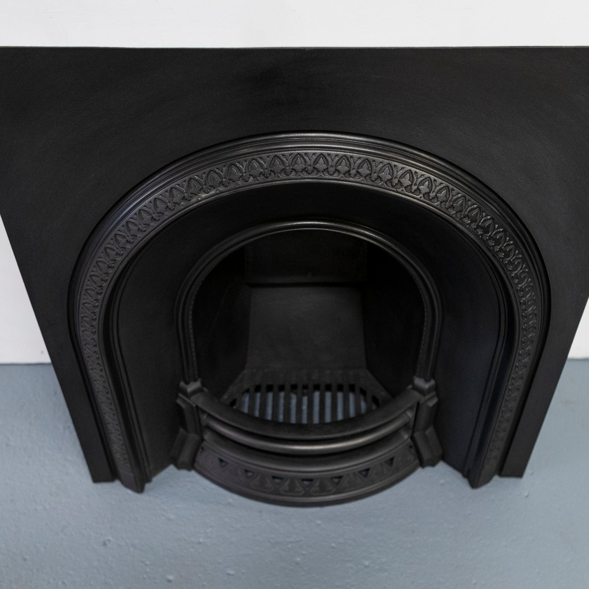 Antique Cast Iron Arched Fireplace Insert | The Architectural Forum