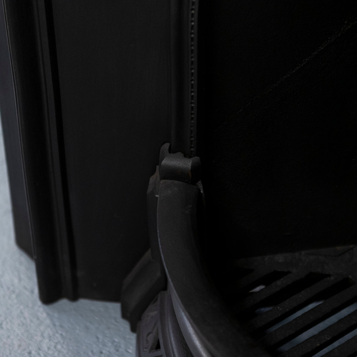 Antique Cast Iron Arched Fireplace Insert