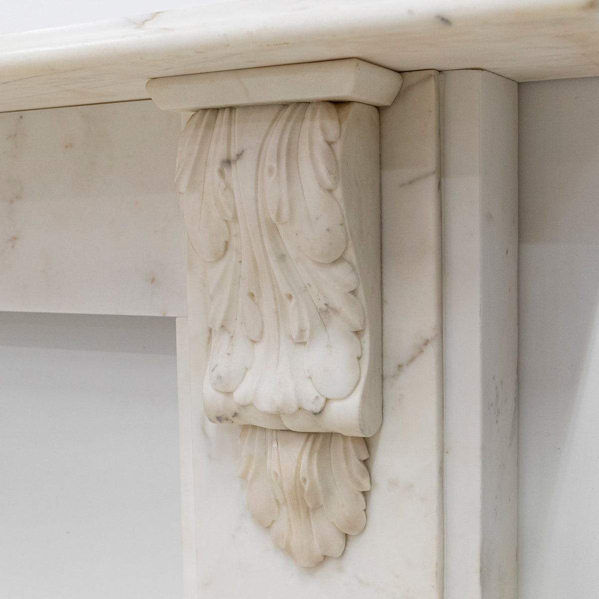 Antique Victorian Marble Surround with Ornate Carved Corbels | The Architectural Forum