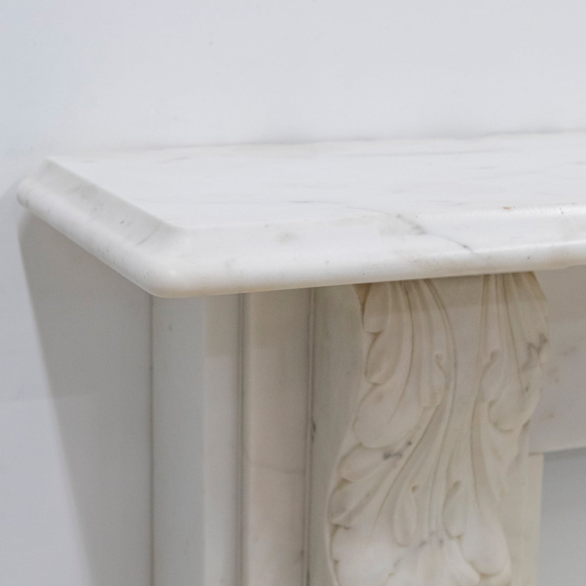 Antique Victorian Marble Surround with Ornate Carved Corbels | The Architectural Forum