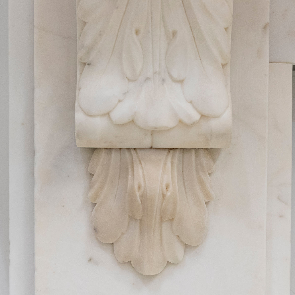Antique Victorian Marble Surround with Ornate Carved Corbels | The Architectural Forum