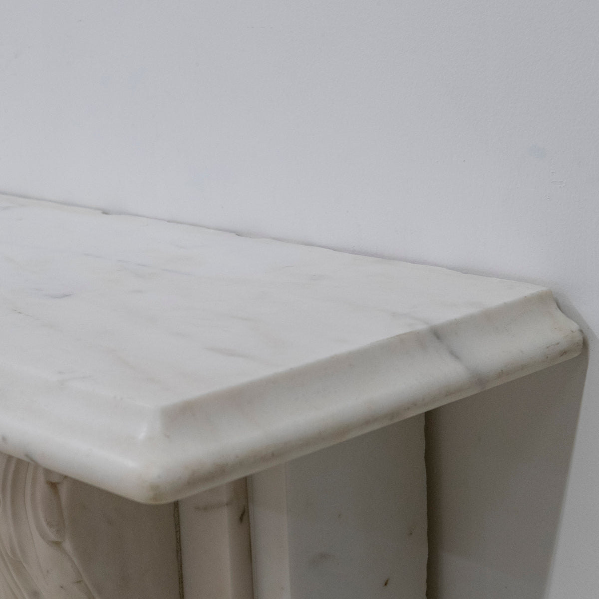 Antique Victorian Marble Surround with Ornate Carved Corbels | The Architectural Forum