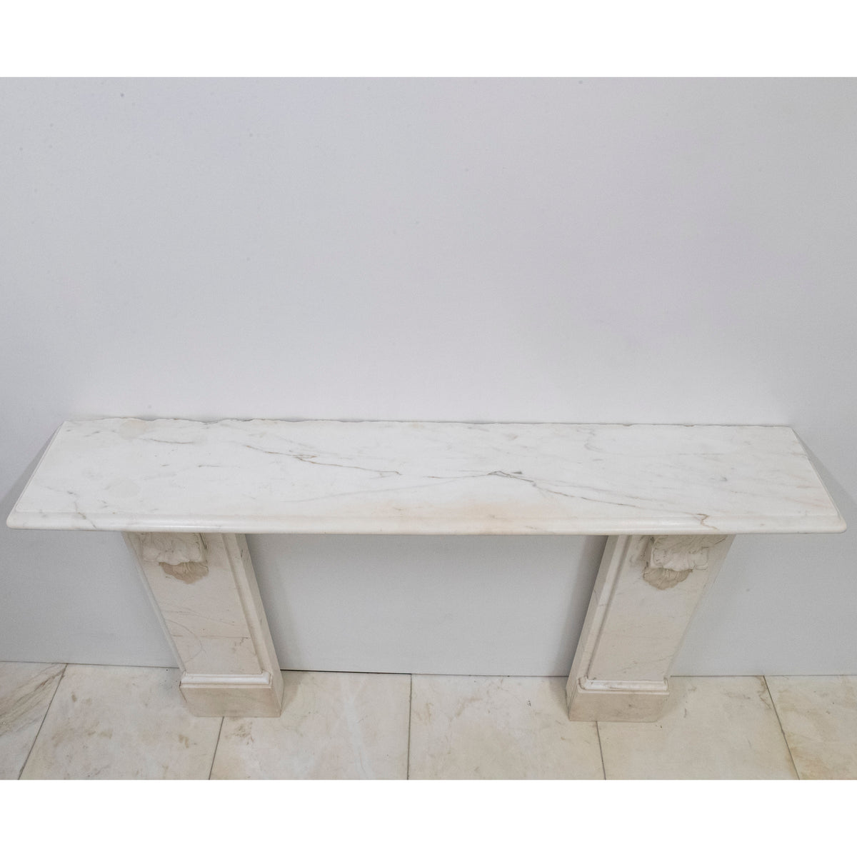 Antique Victorian Marble Surround with Ornate Carved Corbels | The Architectural Forum