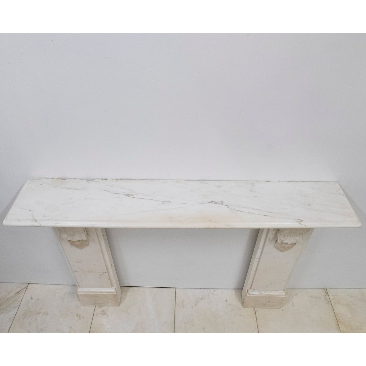Antique Victorian Marble Surround with Ornate Carved Corbels | The Architectural Forum