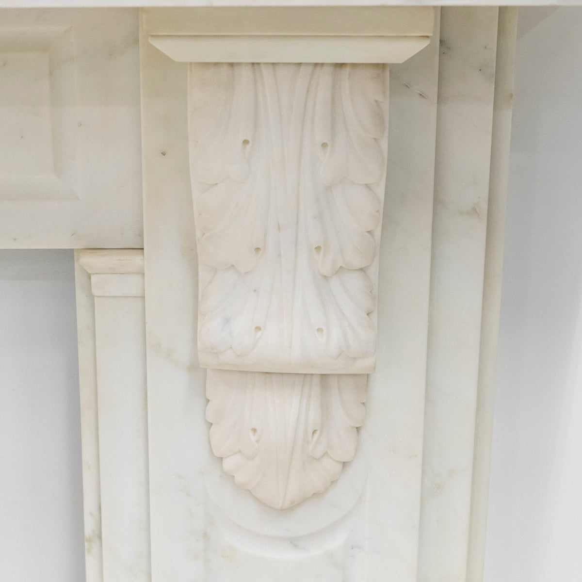Antique Victorian Statuary Marble Carved Corbel Chimneypiece | The Architectural Forum