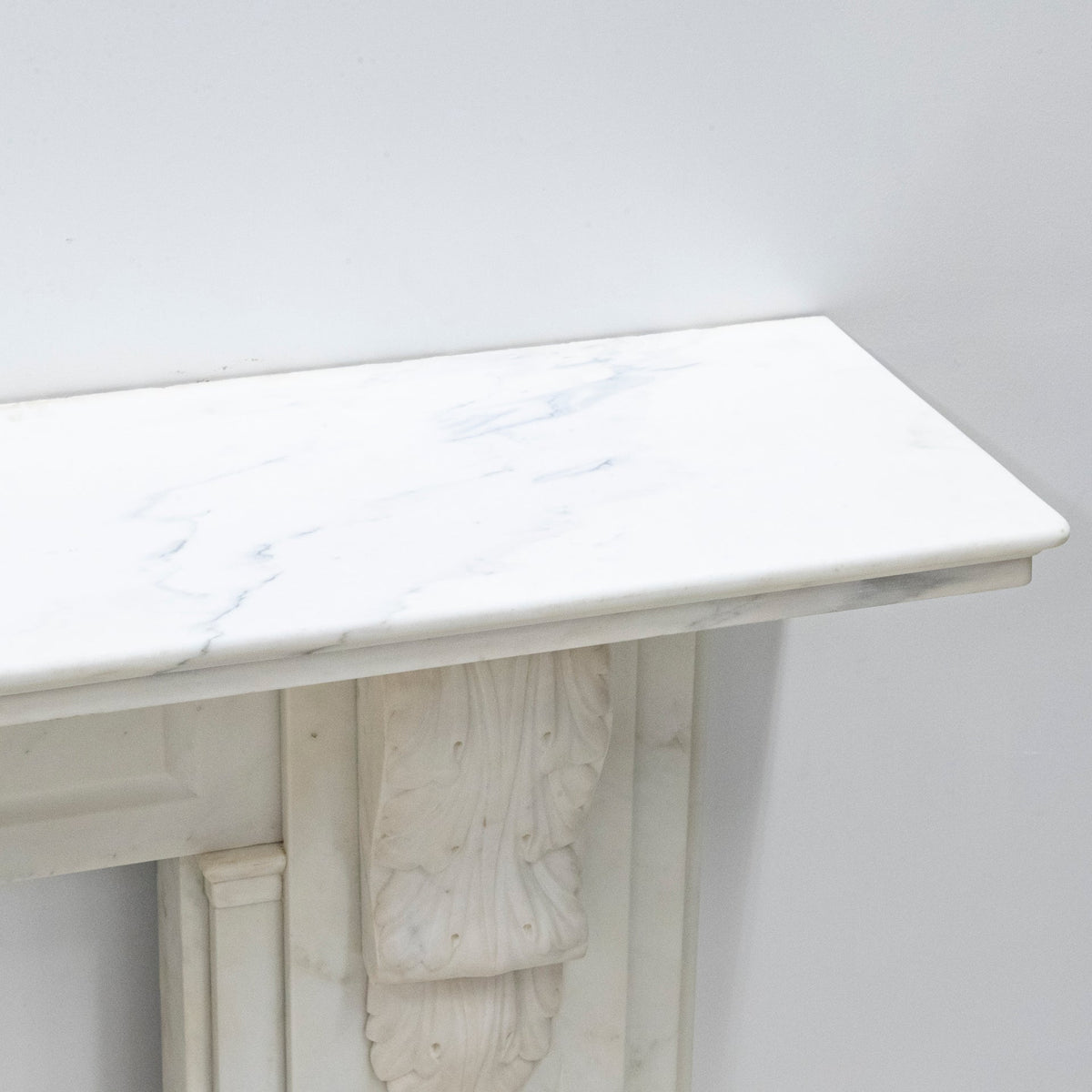 Antique Victorian Statuary Marble Carved Corbel Chimneypiece | The Architectural Forum