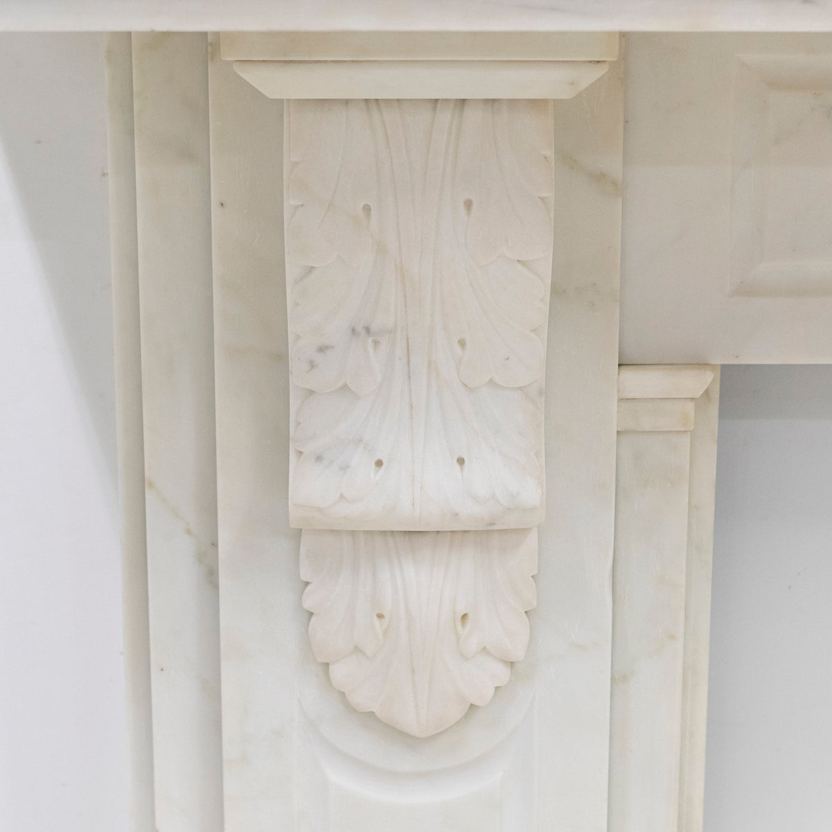 Antique Victorian Statuary Marble Carved Corbel Chimneypiece | The Architectural Forum