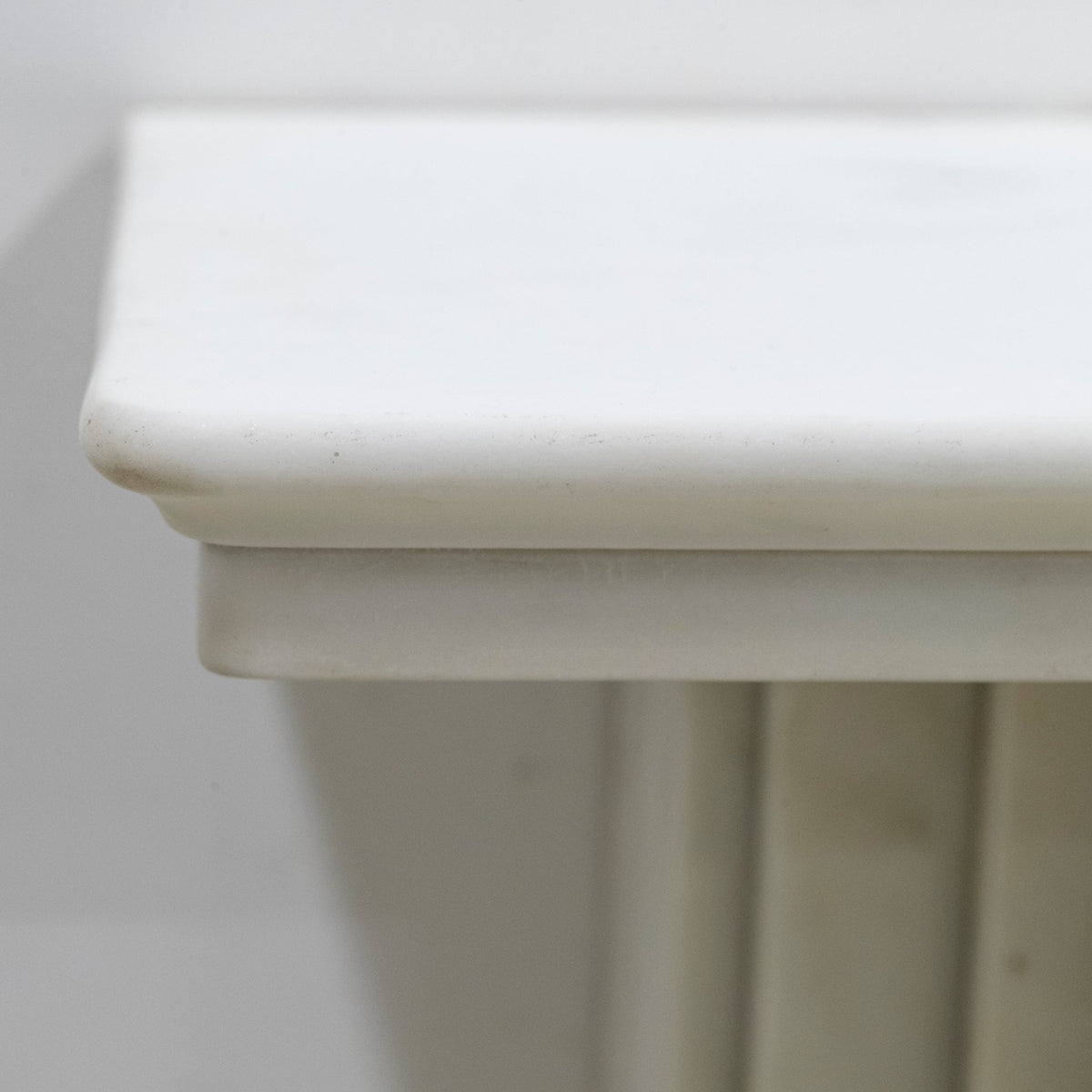 Antique Victorian Statuary Marble Carved Corbel Chimneypiece