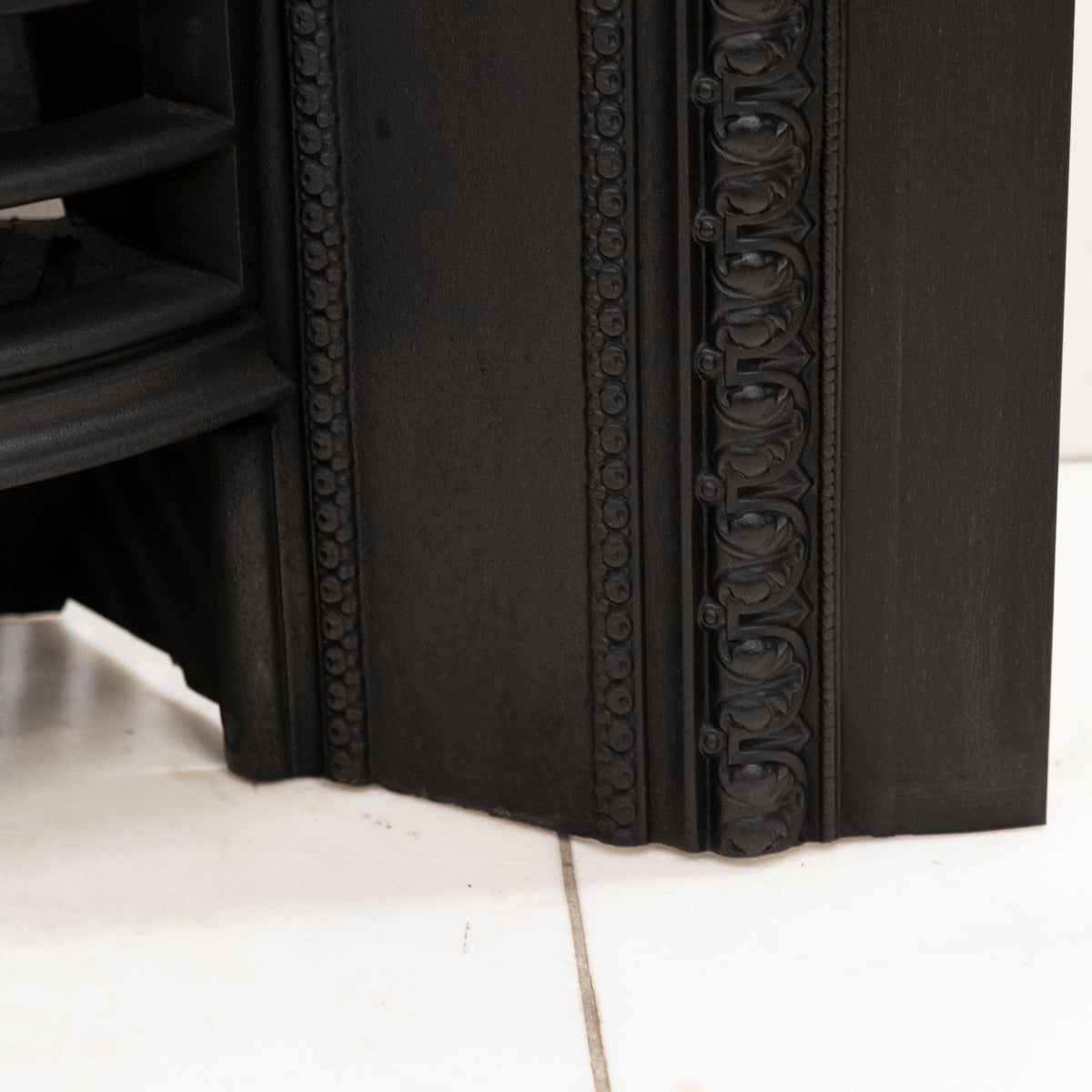 Antique Cast Iron Arched Fireplace Insert