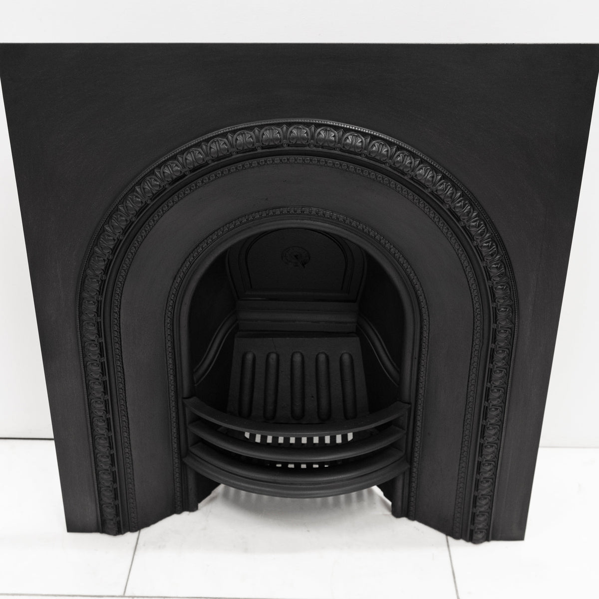 Antique Cast Iron Arched Fireplace Insert