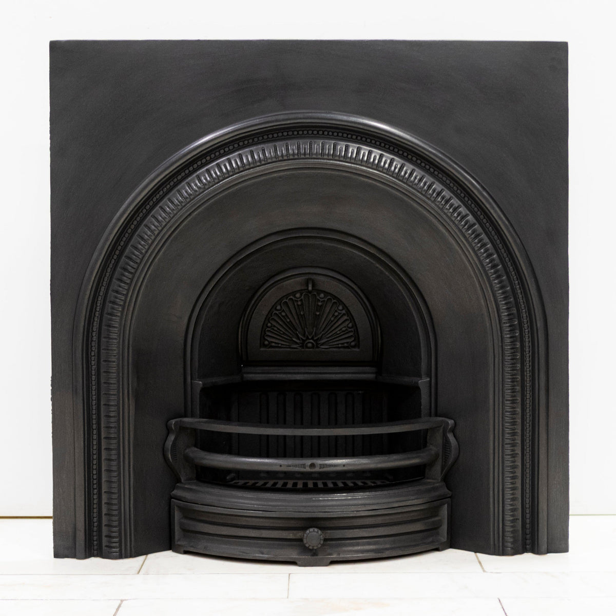 Antique Cast Iron Arched Fireplace Insert | The Architectural Forum