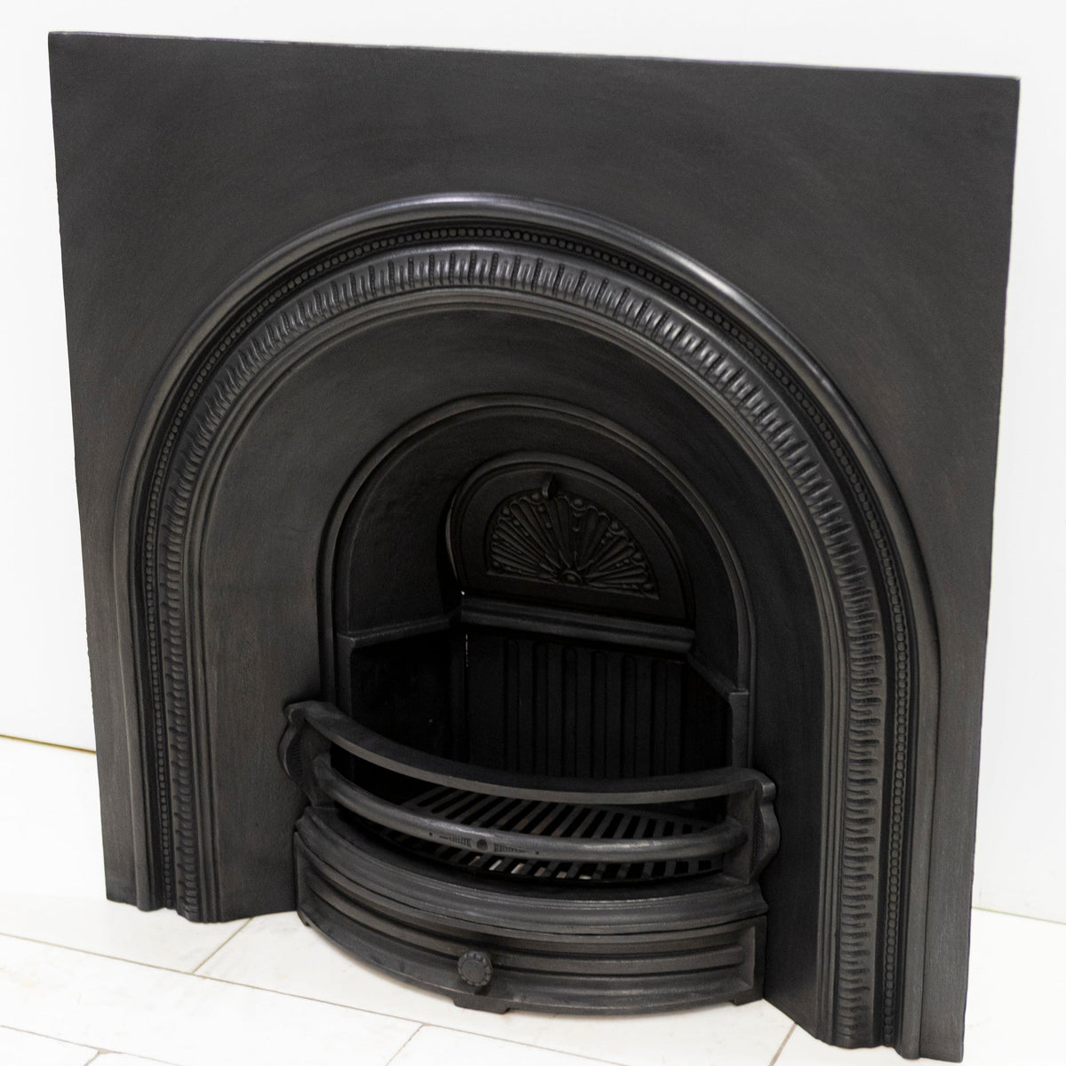 Antique Cast Iron Arched Fireplace Insert | The Architectural Forum