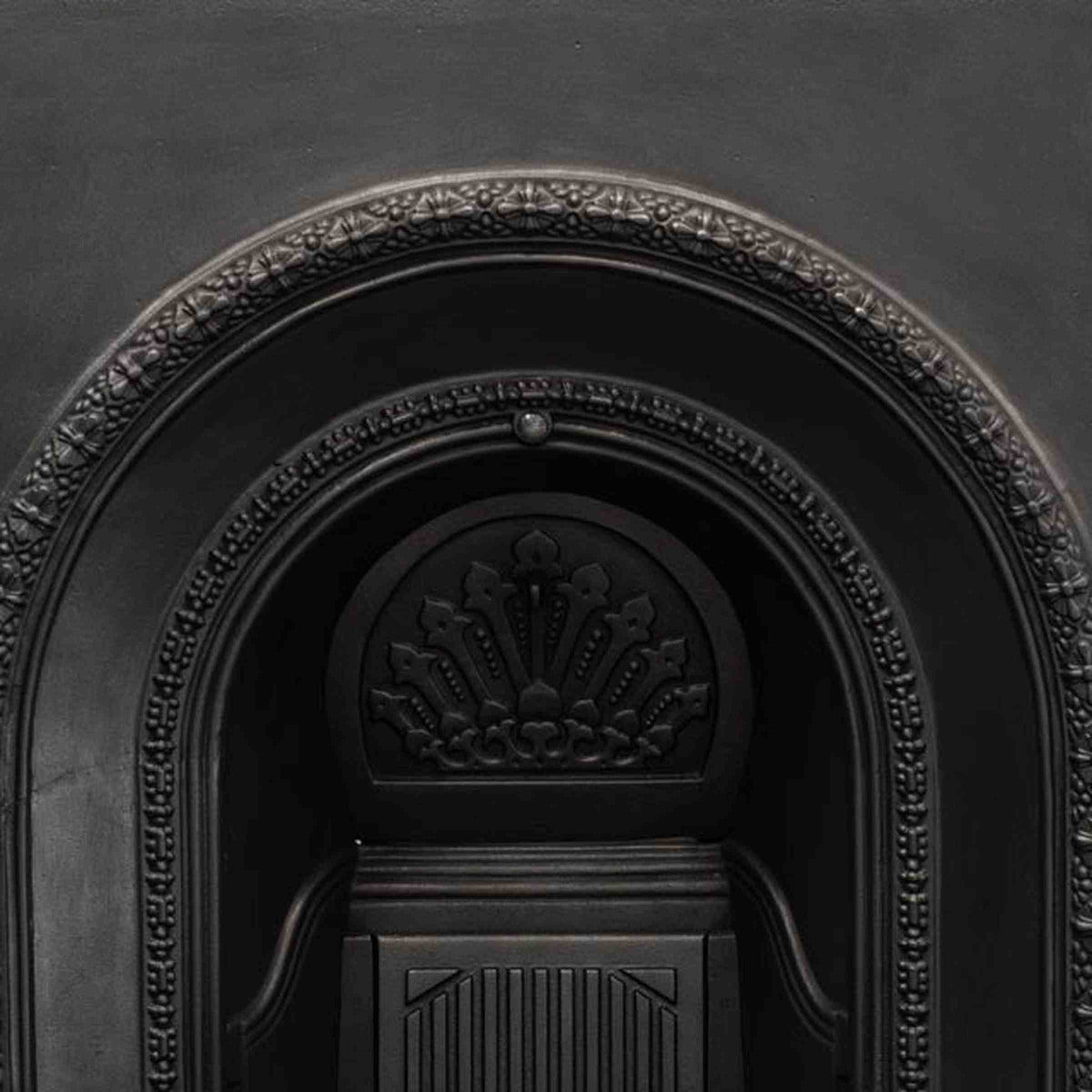 Antique Cast Iron Arched Fireplace Insert | The Architectural Forum