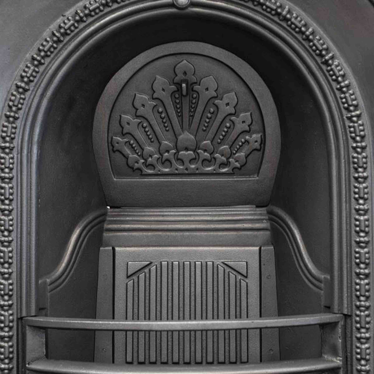 Antique Cast Iron Arched Fireplace Insert | The Architectural Forum