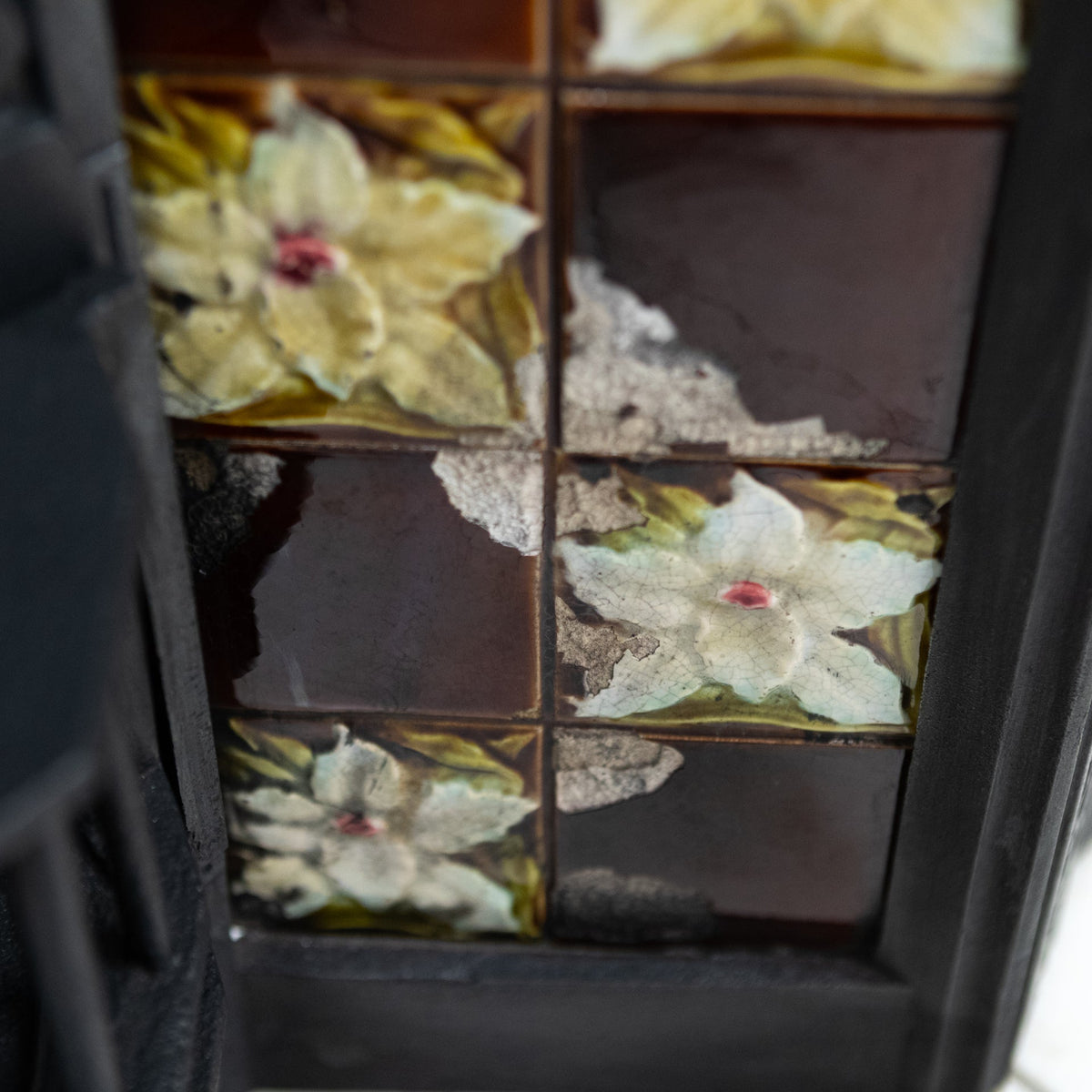 Antique Victorian Tiled Fireplace Insert | The Architectural Forum