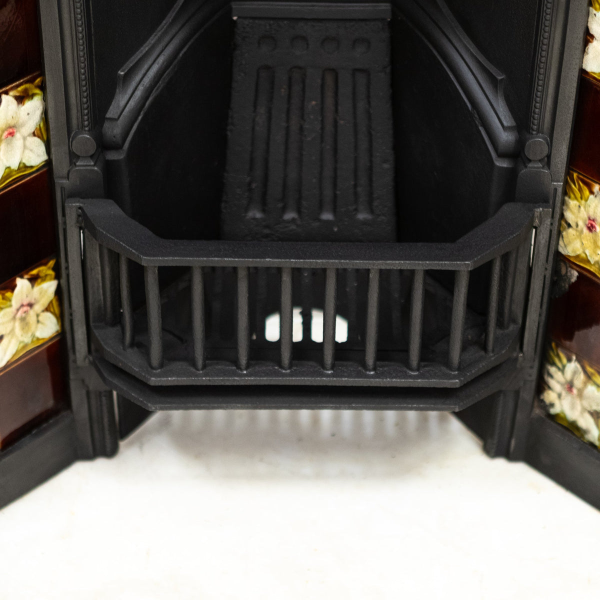 Antique Victorian Tiled Fireplace Insert | The Architectural Forum