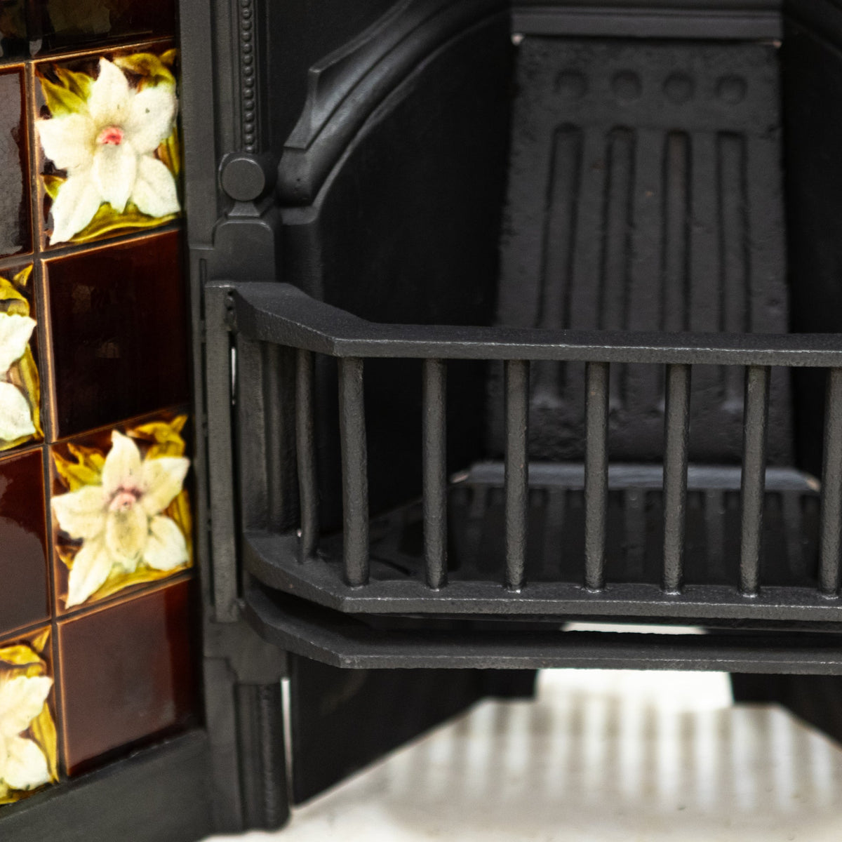 Antique Victorian Tiled Fireplace Insert | The Architectural Forum