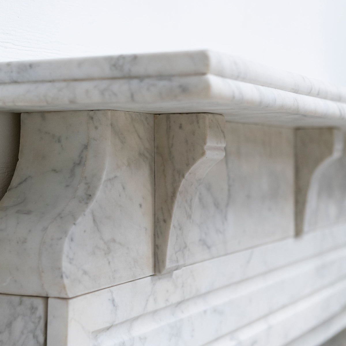 Antique Carrara Marble Chimneypiece | The Architectural Forum