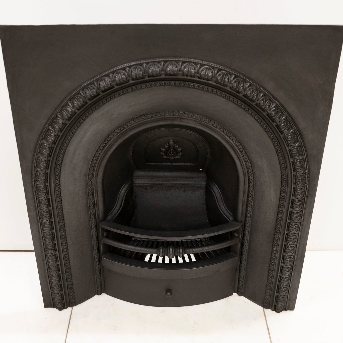 Antique Cast Iron Arched Fireplace Insert | The Architectural Forum