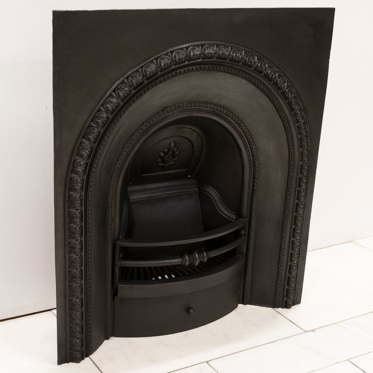Antique Cast Iron Arched Fireplace Insert | The Architectural Forum