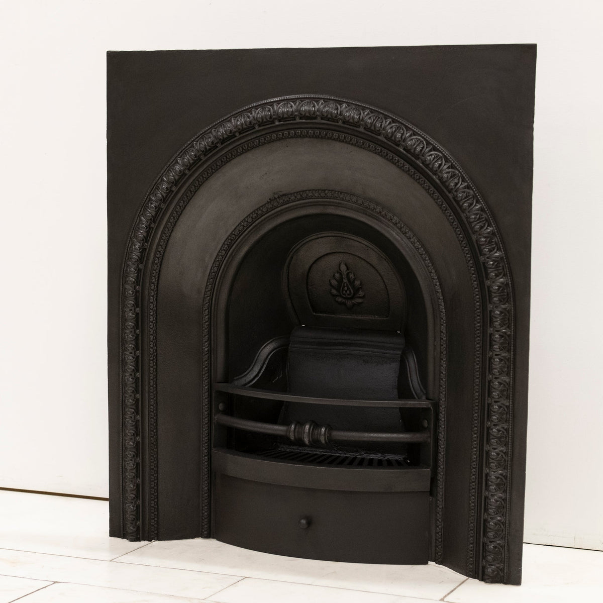 Antique Cast Iron Arched Fireplace Insert | The Architectural Forum