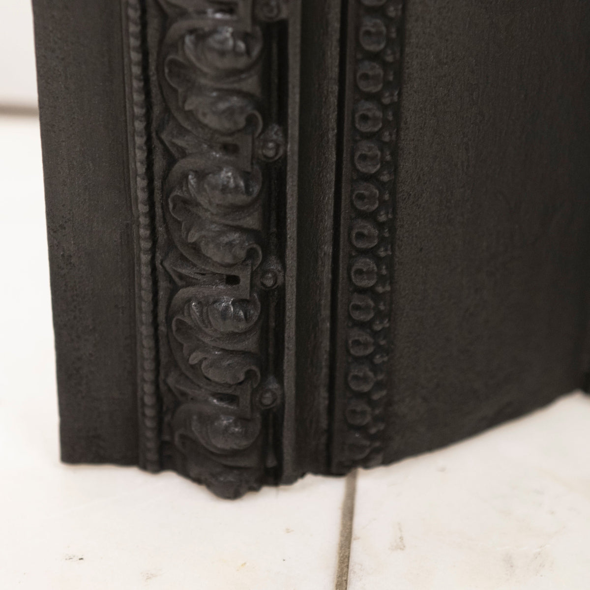 Antique Cast Iron Arched Fireplace Insert