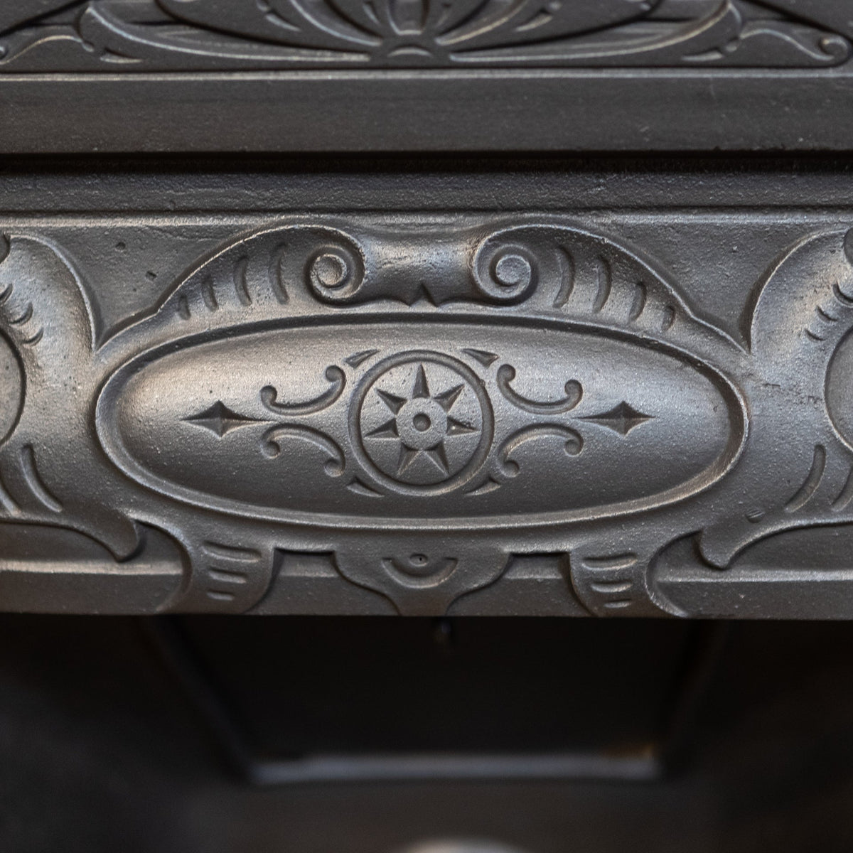 Antique Cast Iron Combination Fireplace | The Architectural Forum