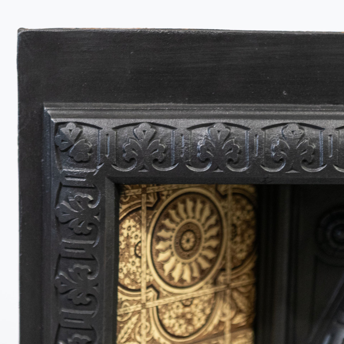 Antique Victorian Tiled Fireplace Insert | Pair Available | The Architectural Forum
