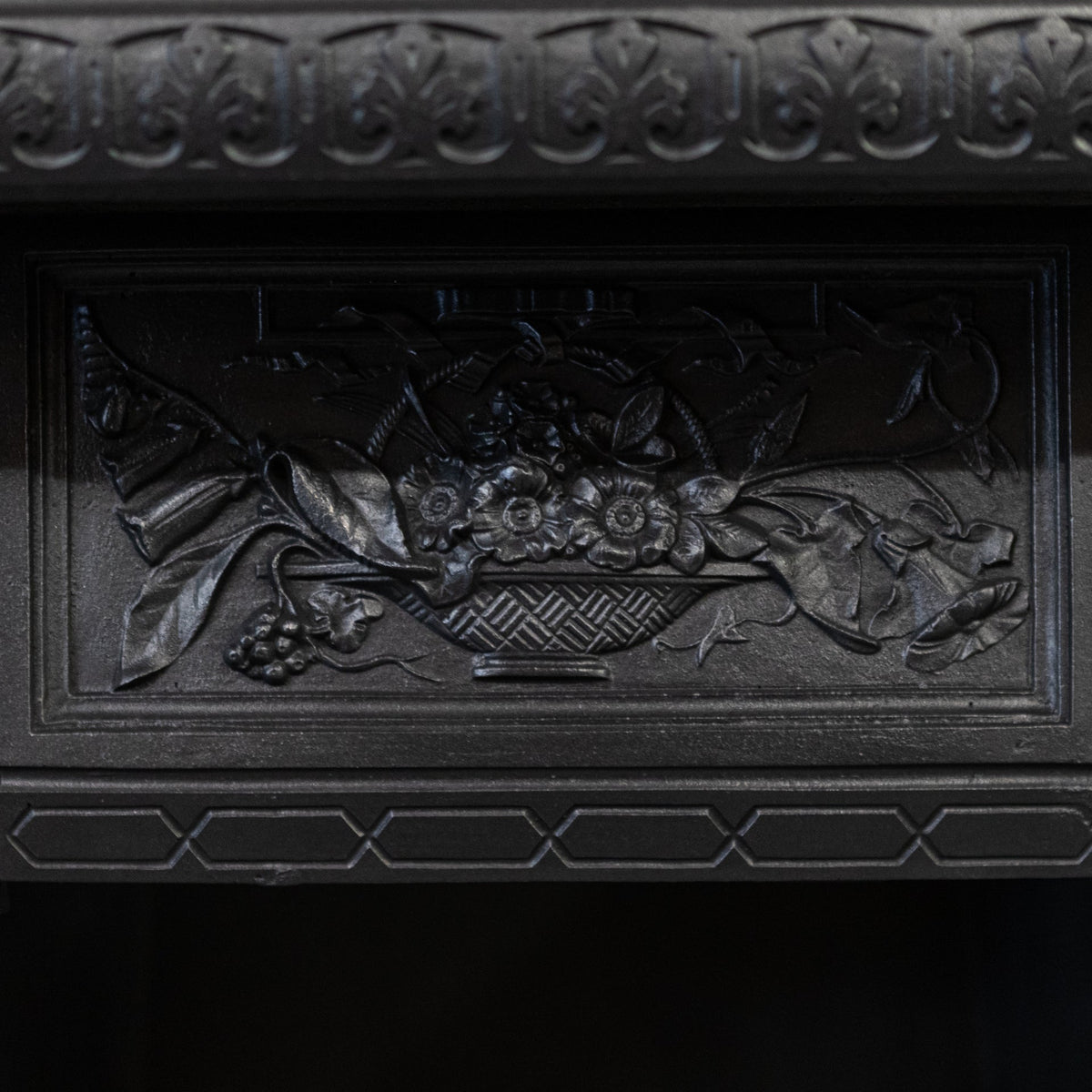 Antique Victorian Tiled Fireplace Insert | Pair Available | The Architectural Forum