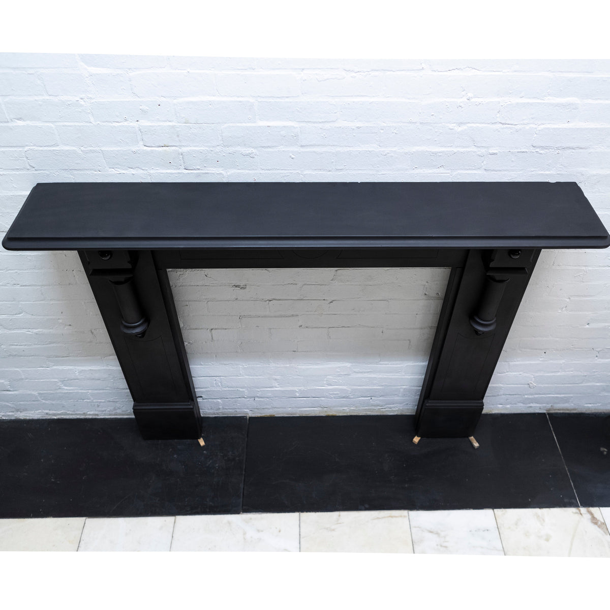 Antique Victorian Slate Fireplace Surround With Corbels | The Architectural Forum