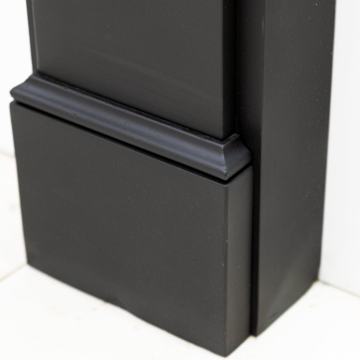Antique Black Slate Victorian Fireplace Surround With Corbels | The Architectural Forum