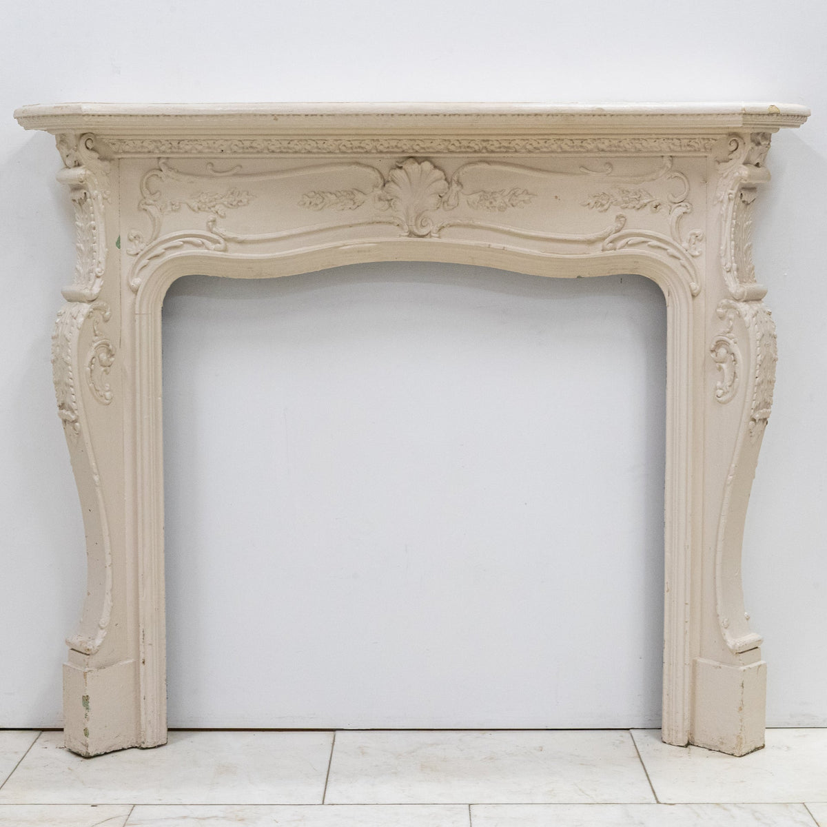 Antique Victorian French Style Wooden Fireplace Surround | The Architectural Forum
