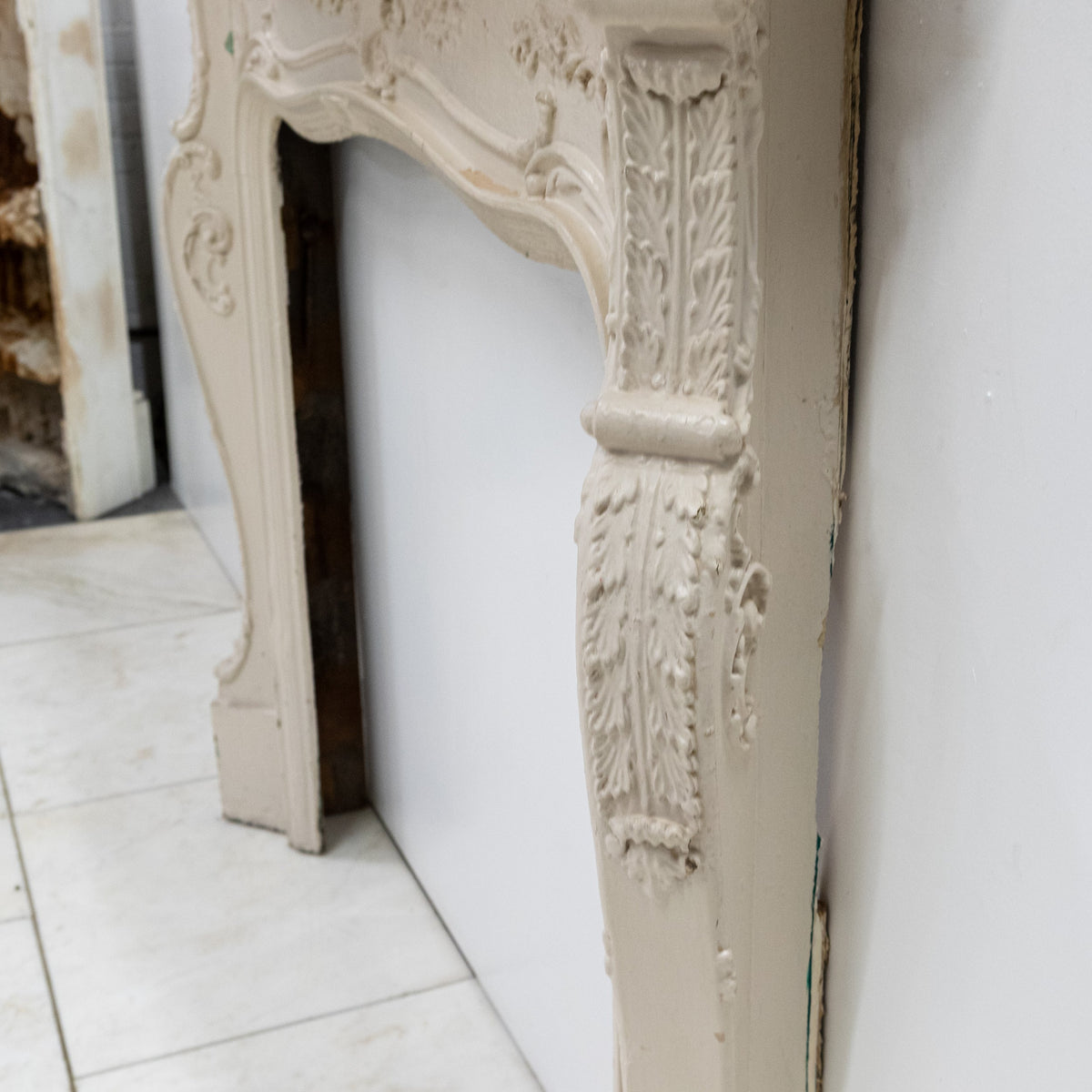 Antique Victorian French Style Wooden Fireplace Surround | The Architectural Forum
