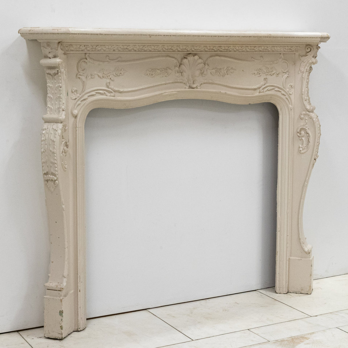 Antique Victorian French Style Wooden Fireplace Surround | The Architectural Forum