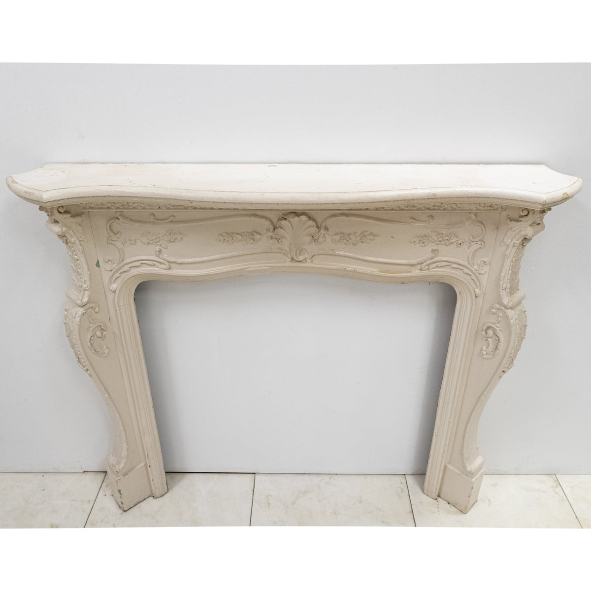Antique Victorian French Style Wooden Fireplace Surround | The Architectural Forum