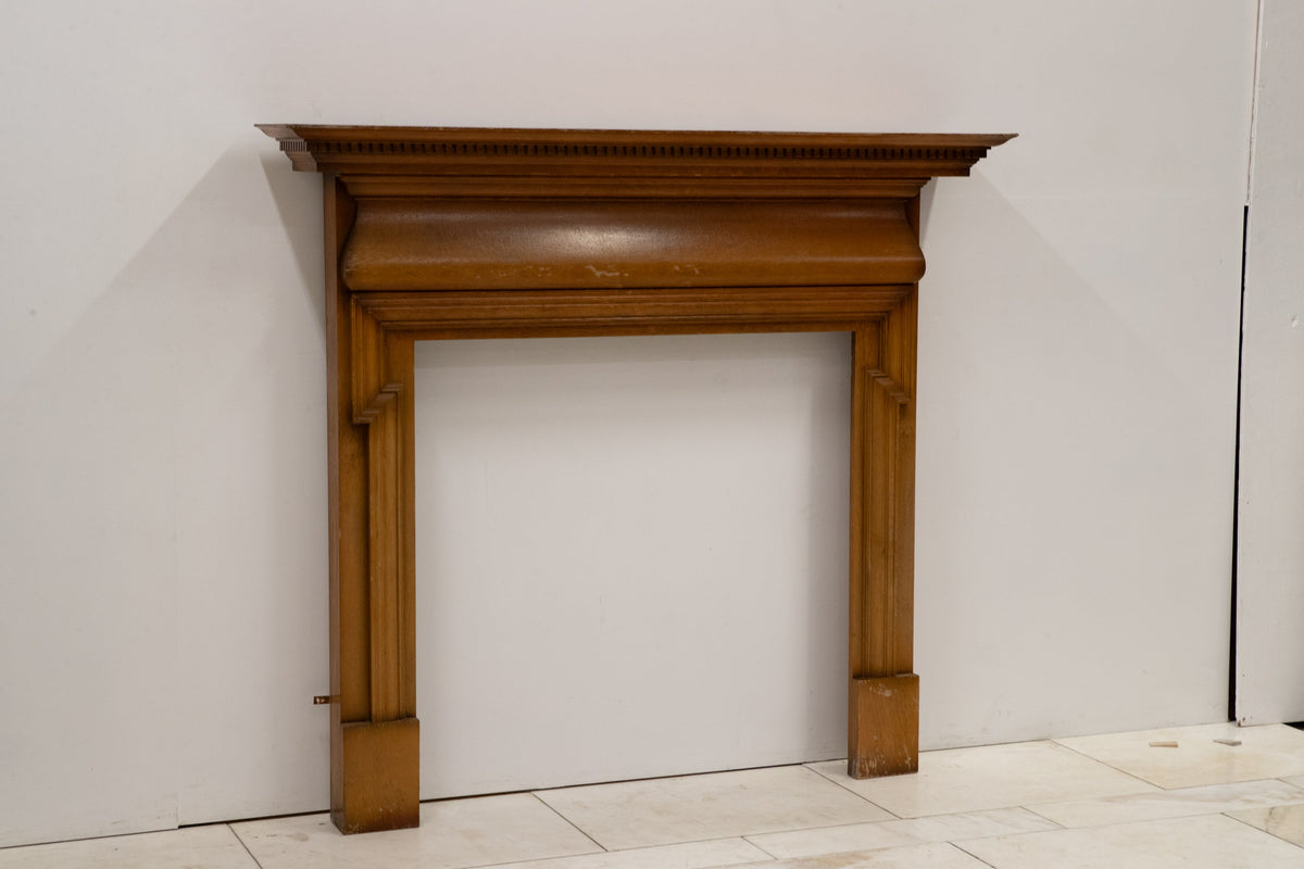 Antique Wooden Fireplace Surround