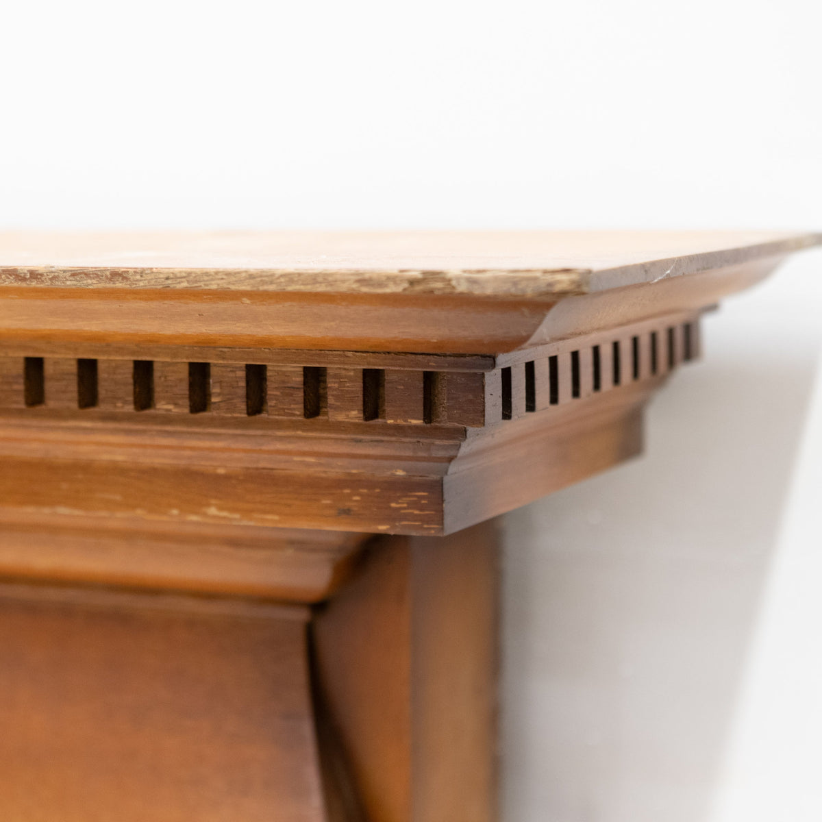 Antique Wooden Fireplace Surround