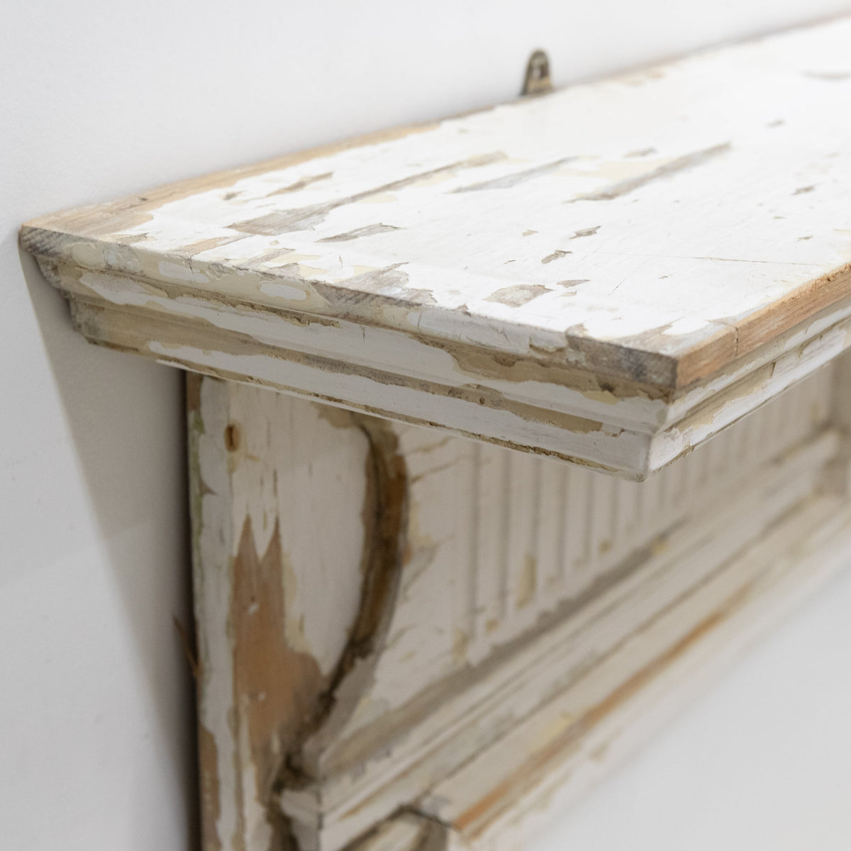 Large Antique Wooden Fireplace Surround