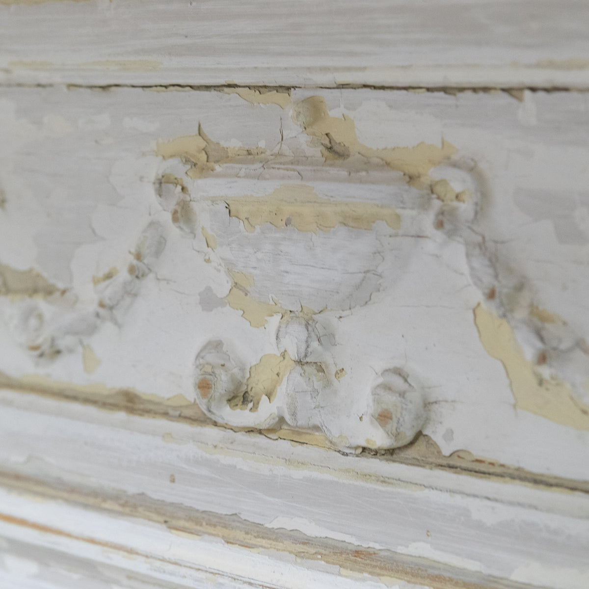 Large Antique Wooden Fireplace Surround
