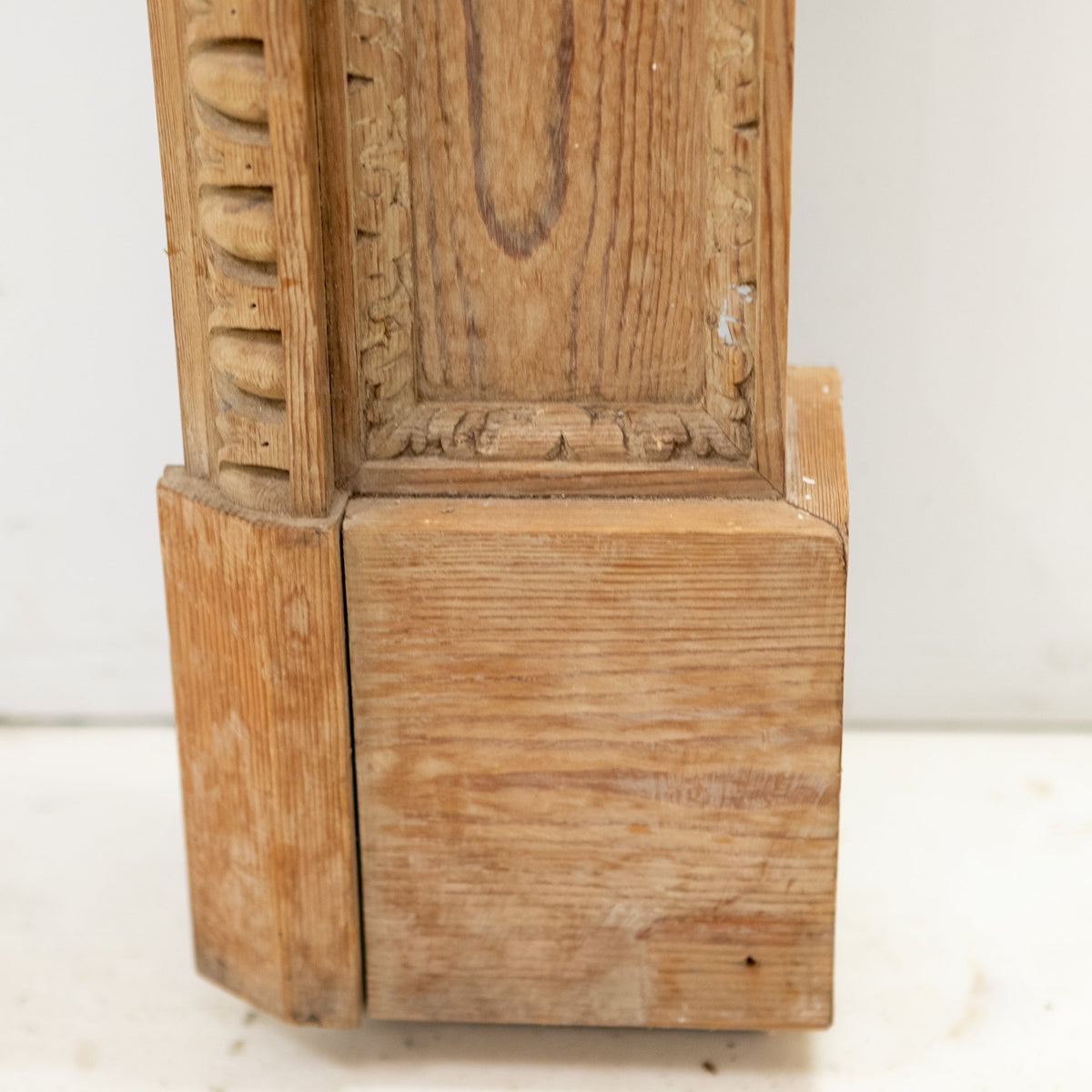 Antique Deeply Carved Wooden Fireplace Surround | The Architectural Forum