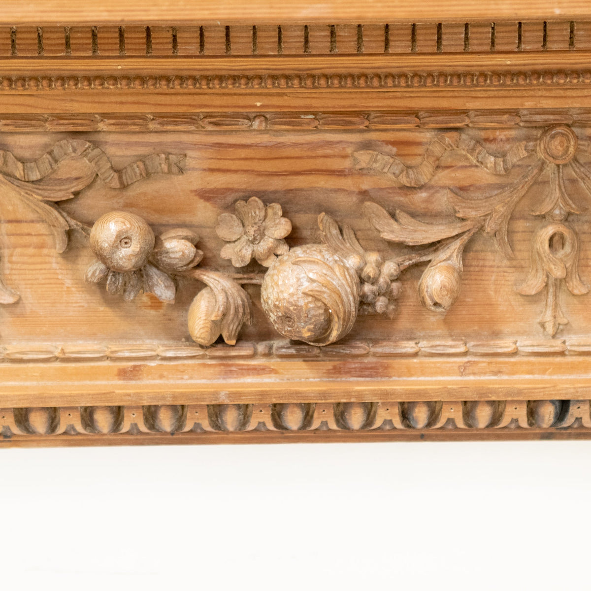 Antique Deeply Carved Wooden Fireplace Surround | The Architectural Forum