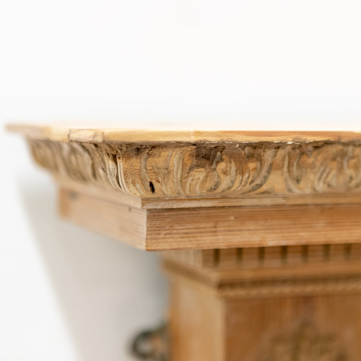 Antique Deeply Carved Wooden Fireplace Surround | The Architectural Forum